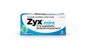 Zyx Mint Sugetabletter 3 mg 20 stk