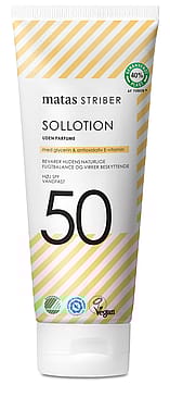 Matas Striber Sollotion Uden Parfume SPF 50 200 ml